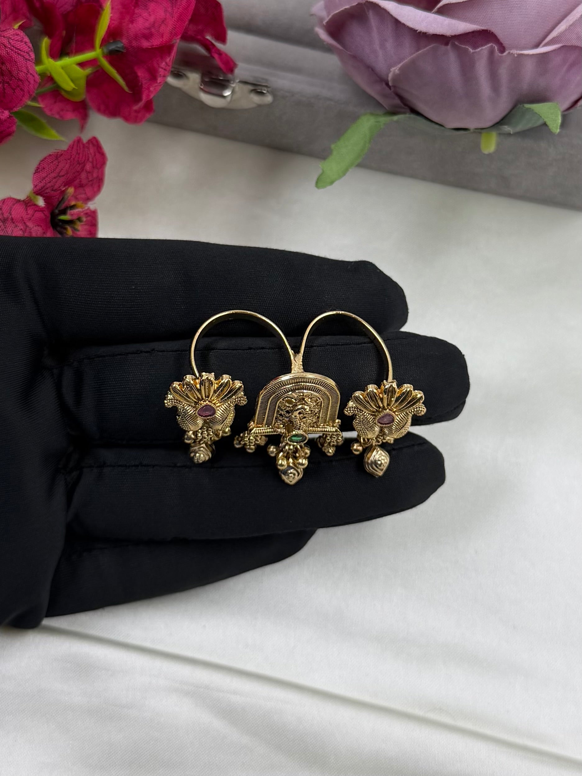 Multi Finger Ring detail shot showing intricate work