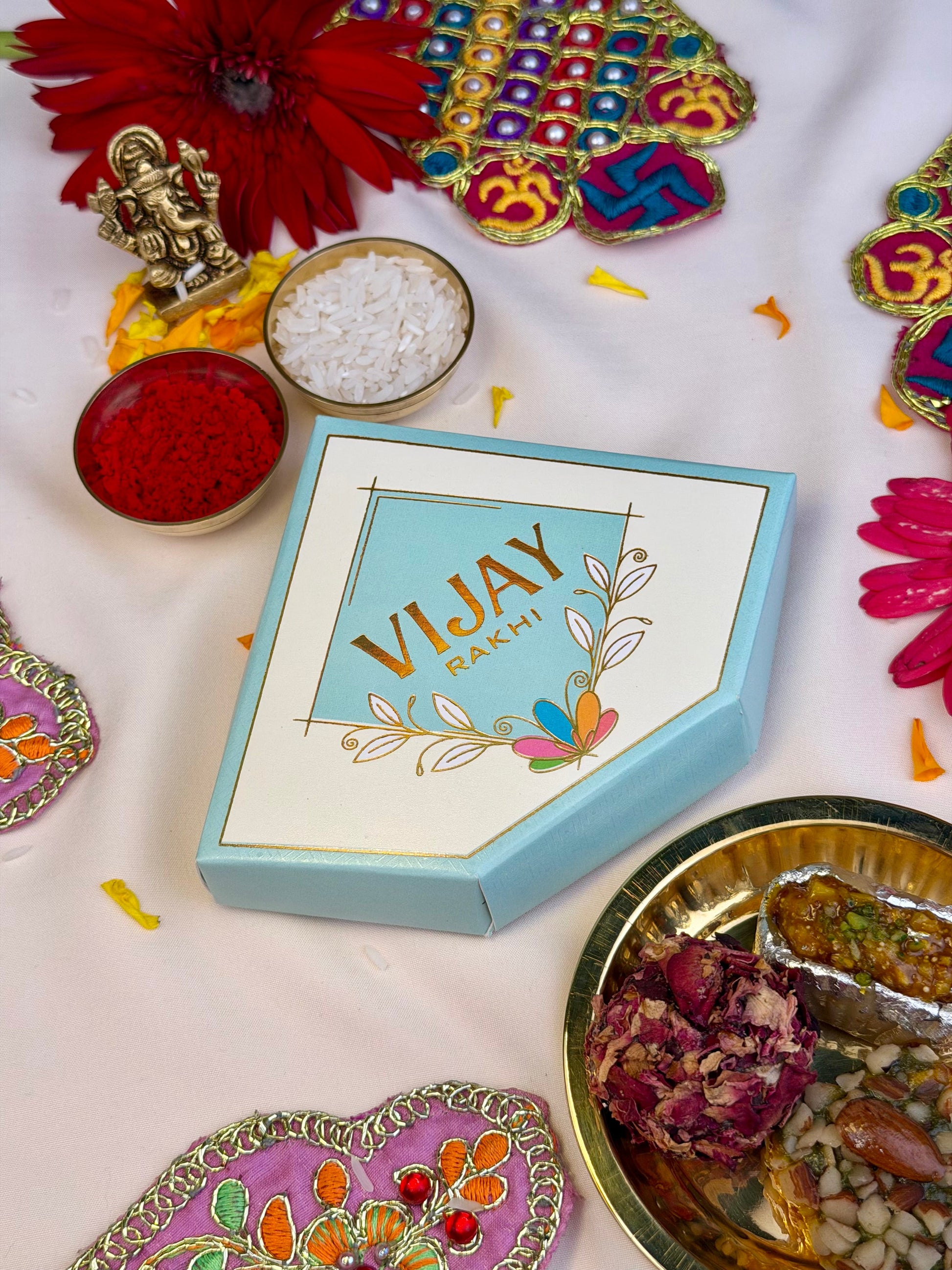Premium Rakhi full product photo on plain background