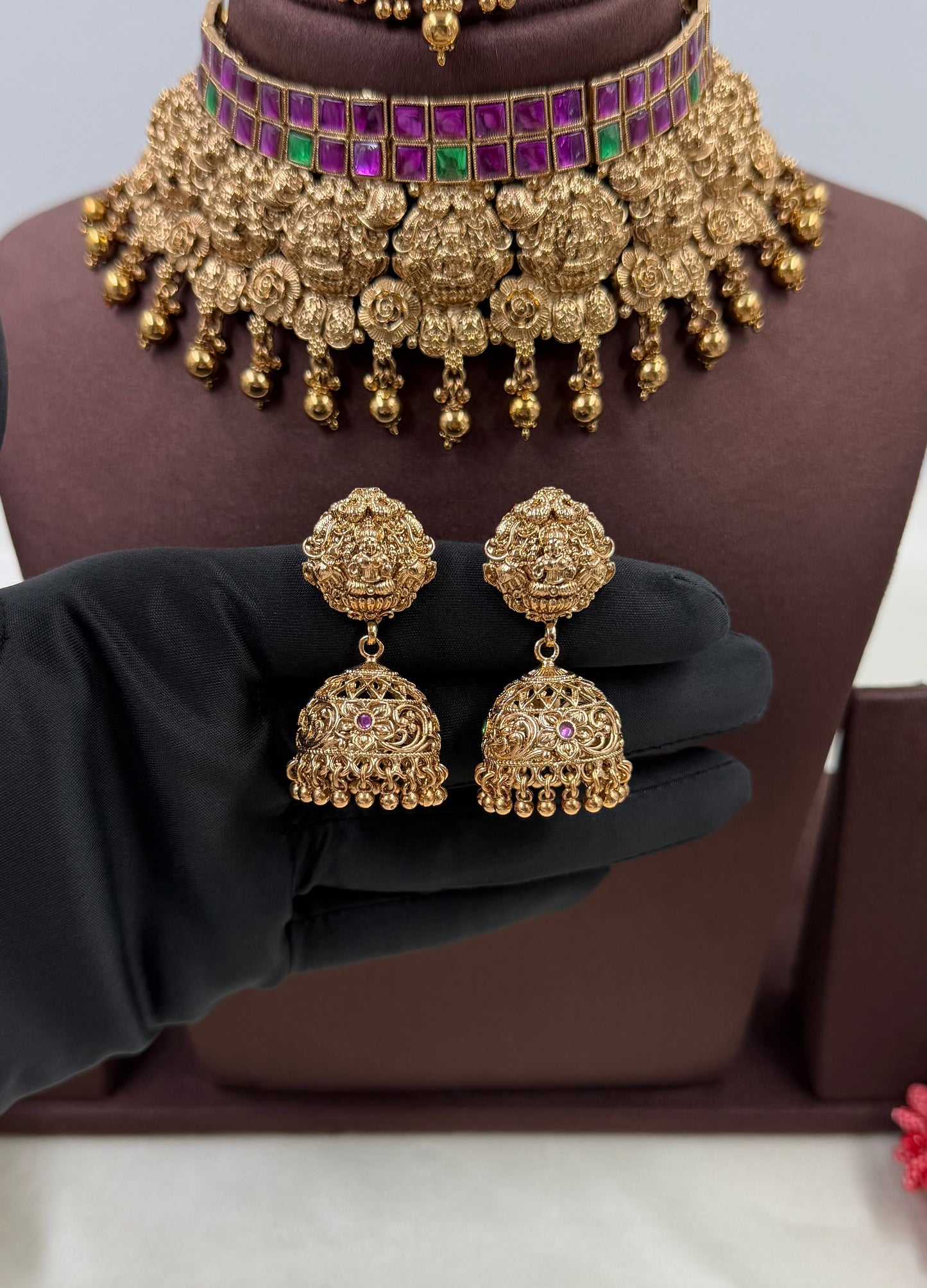 Karishma South Indian Choker Necklace Set