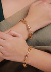Vinita Temple Bangle Set close-up view