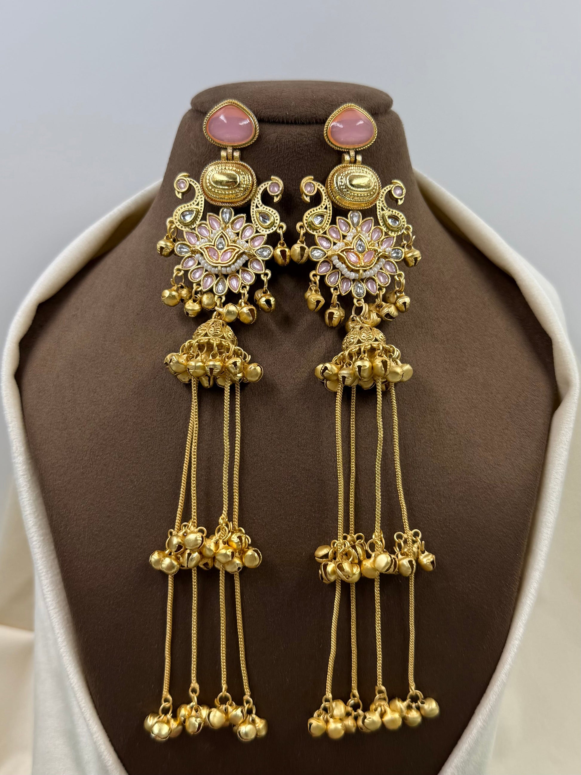 Aisha Earrings full product photo on plain background