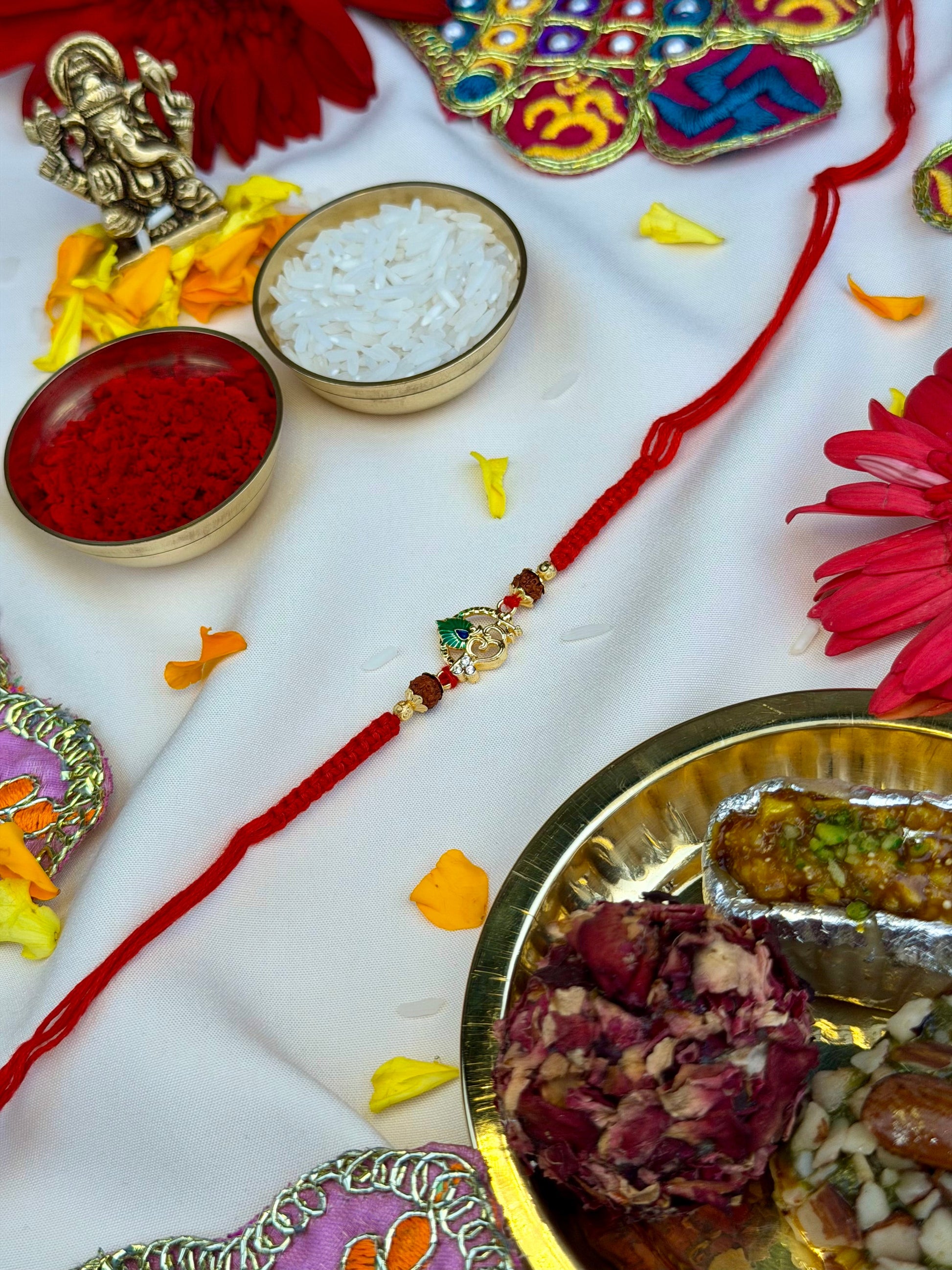 Divine Rakhi close-up view