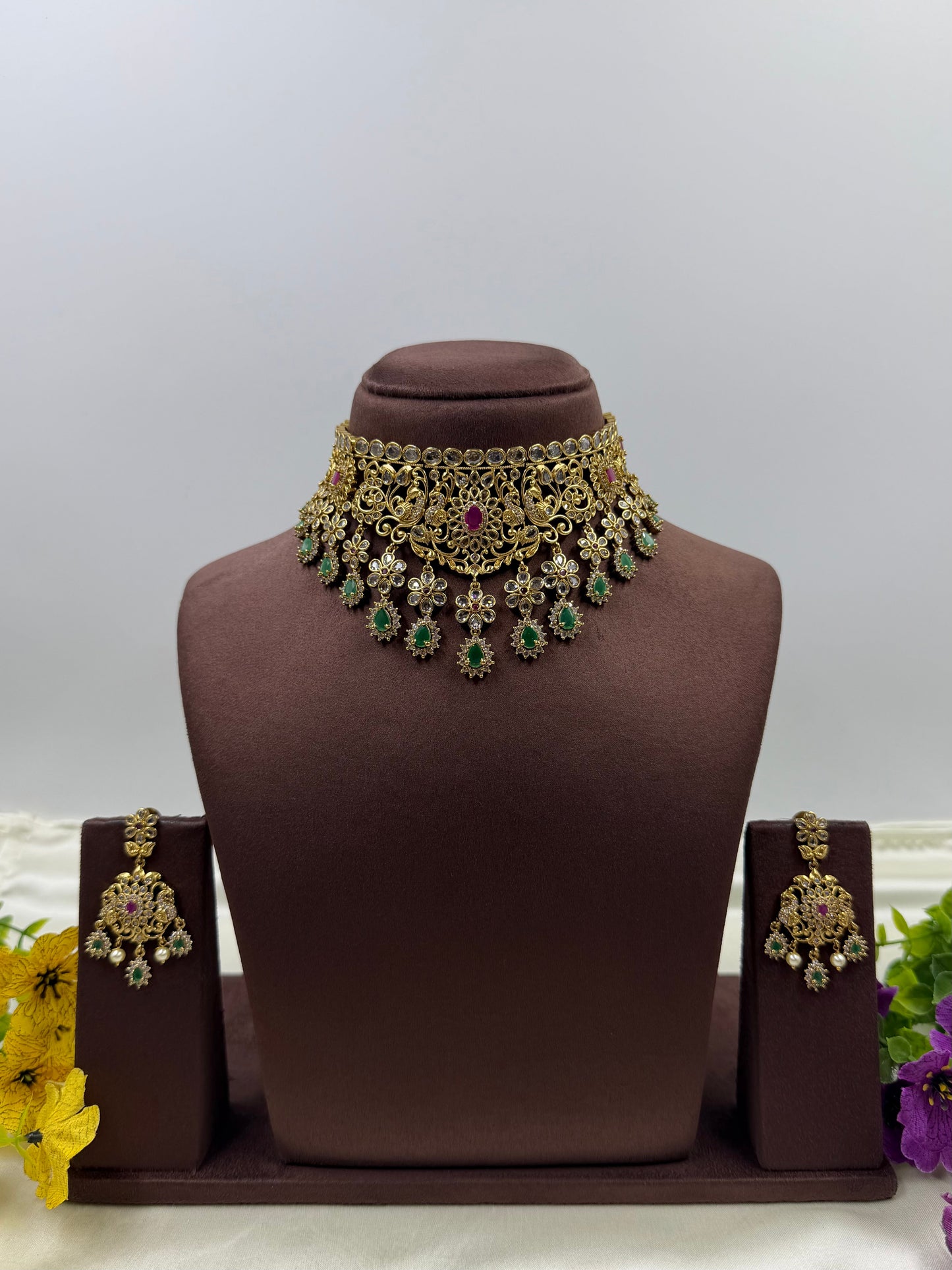 Hina Traditional Choker Necklace Set