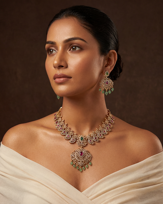Nisha Victorian Traditional Necklace