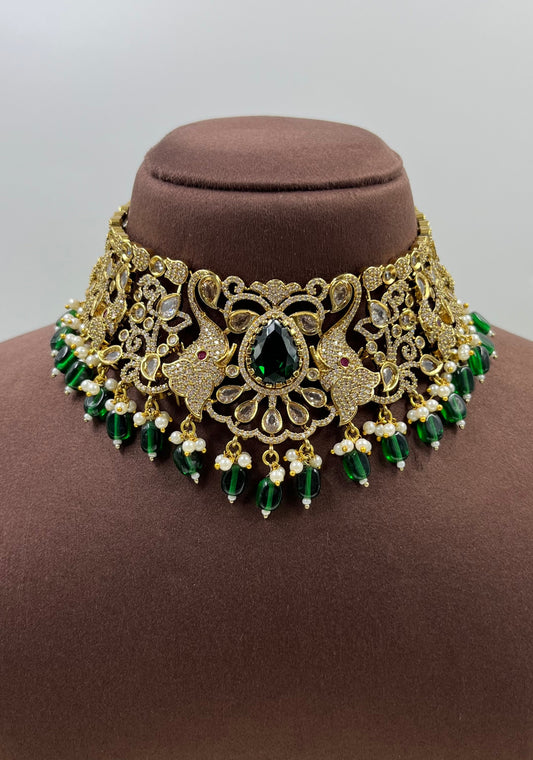 Heena Victorian Choker Necklace Set