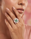 Alisha American Diamond Finger Ring close-up view