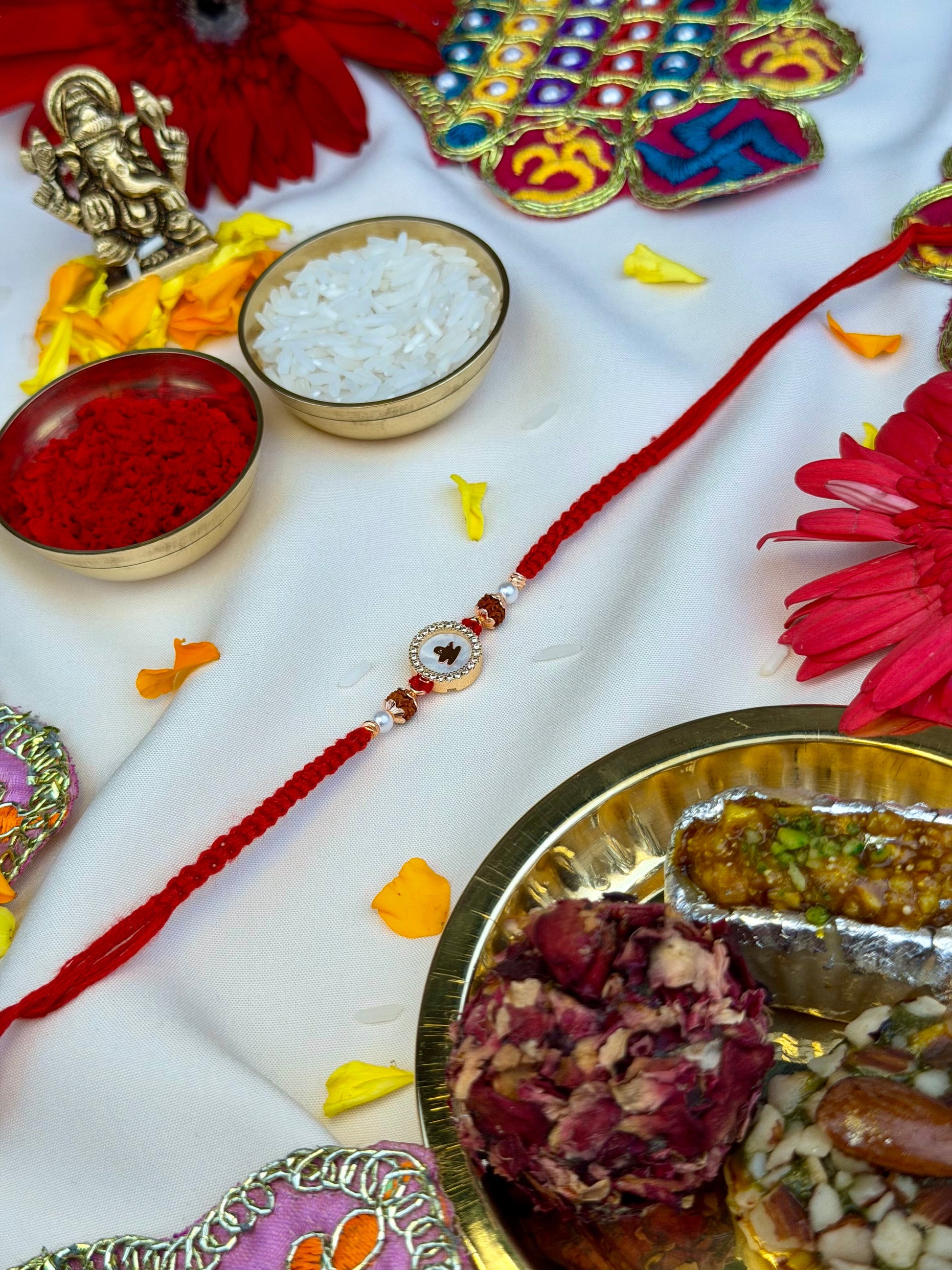 Divine Rakhi close-up view