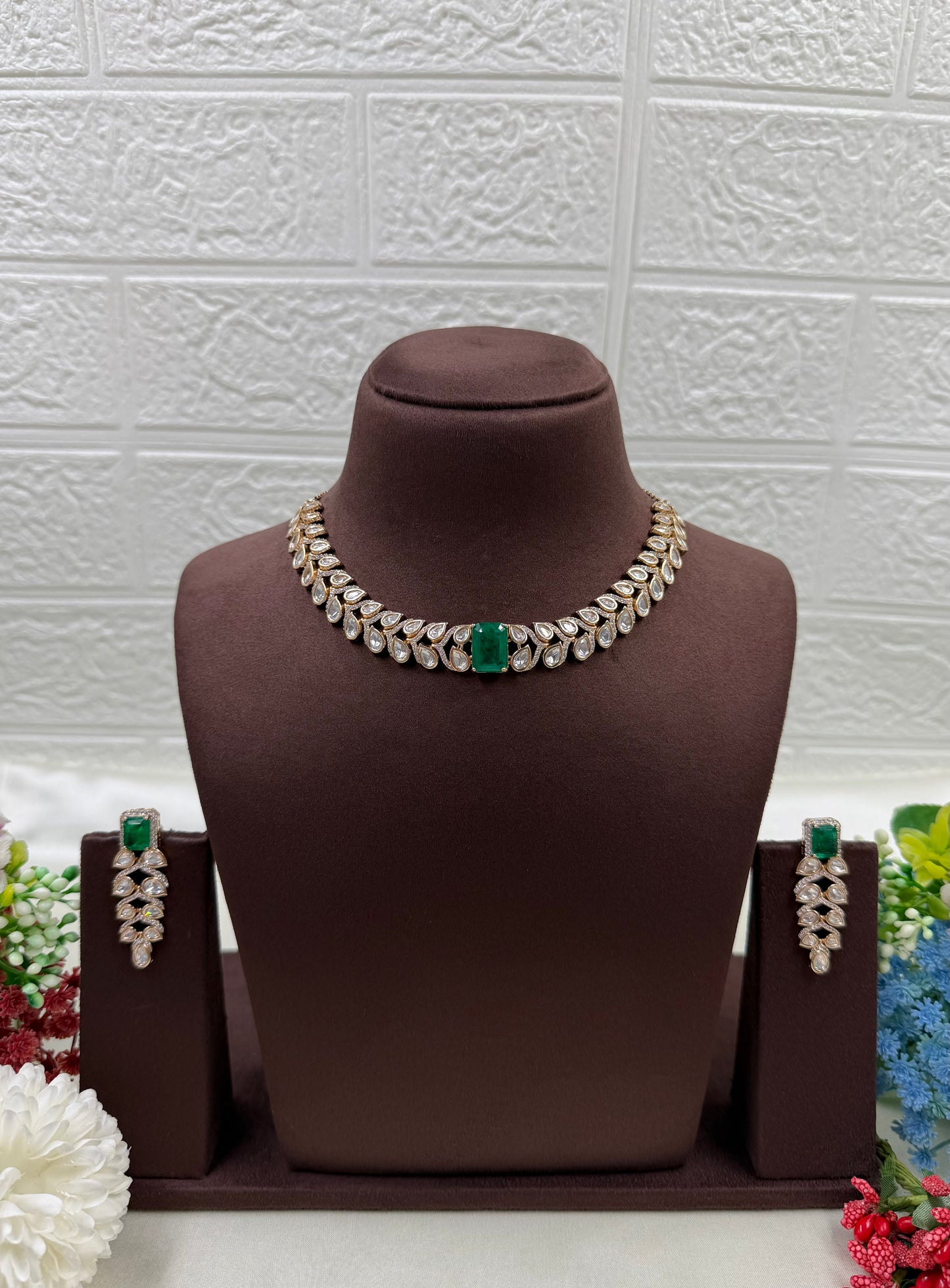 Kashvi Moissanite Delicate Necklace