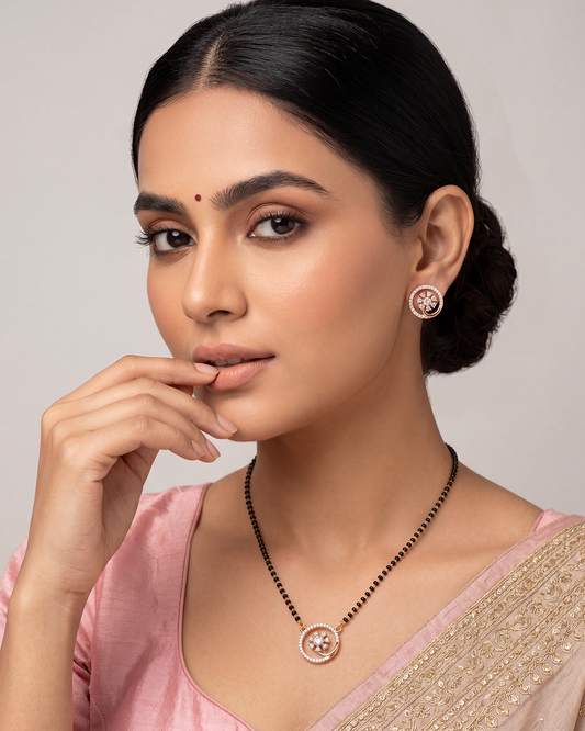 Devika Mangalsutra close-up view