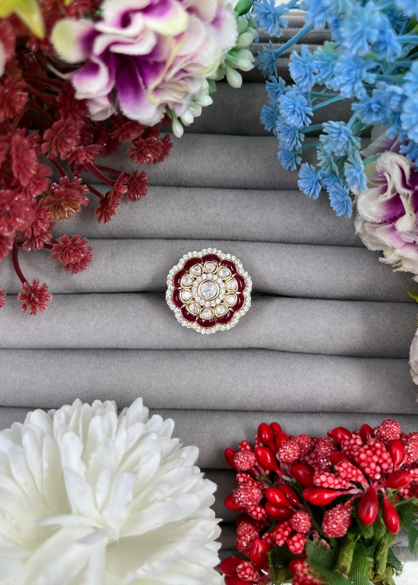 Manju Moissanite Premium Ring