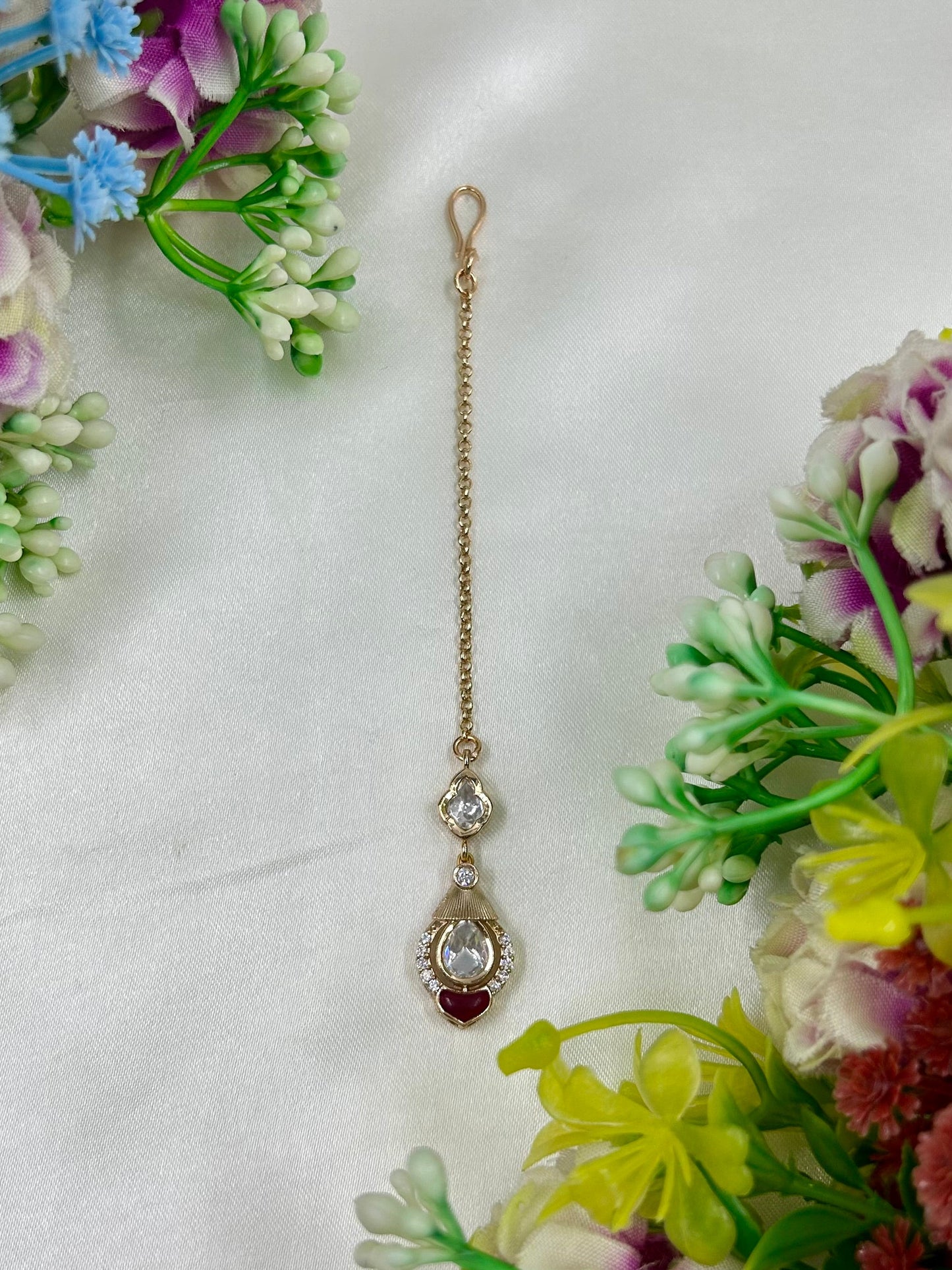 Disha Moissanite Mang Tika