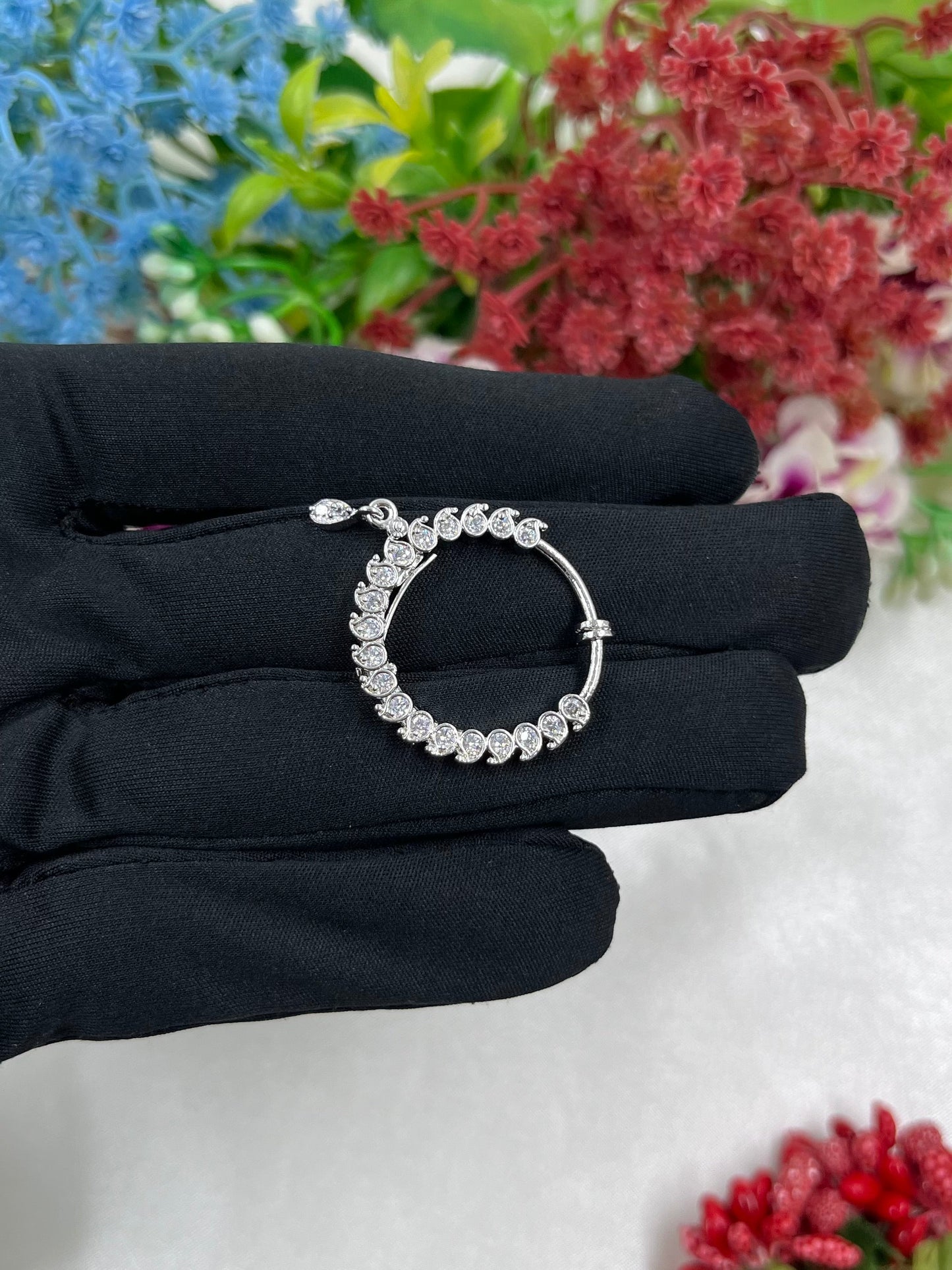 Taylor American Diamond Nose Ring