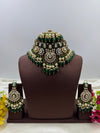 Seema Kundan Choker Necklace Set close-up view