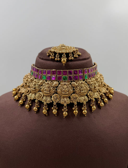 Karishma South Indian Choker Necklace Set