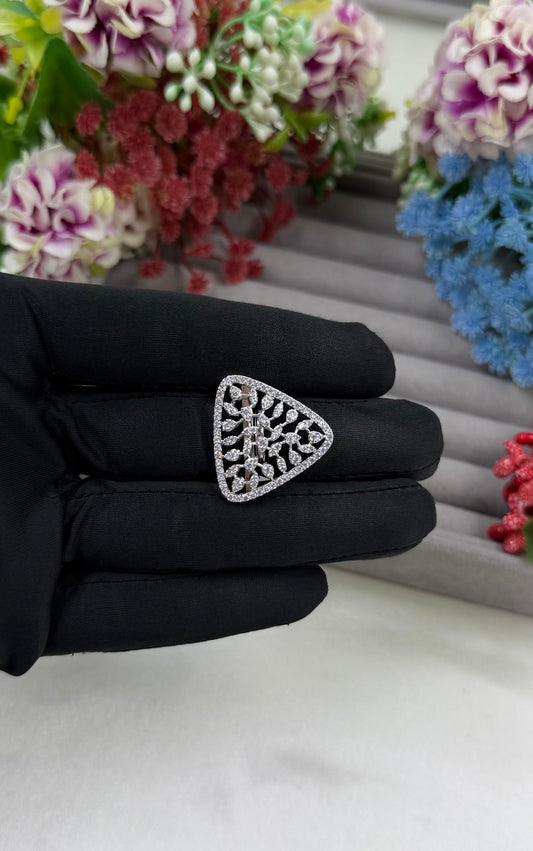 Alisa American Diamond Ring (Adjustable)