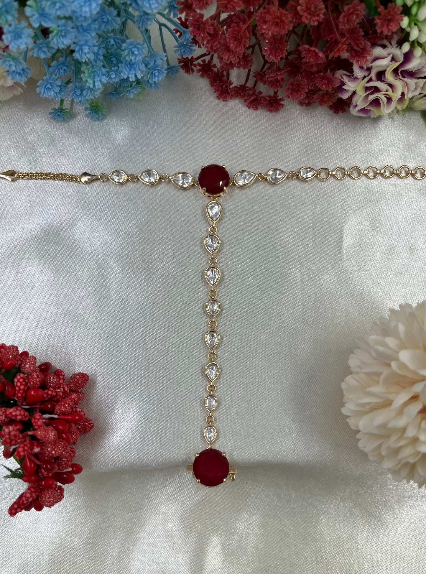 Vastra Moissanite Premium Hath Panja (One pis)