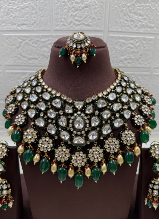 Jagruti Polki Kundan Necklace Set