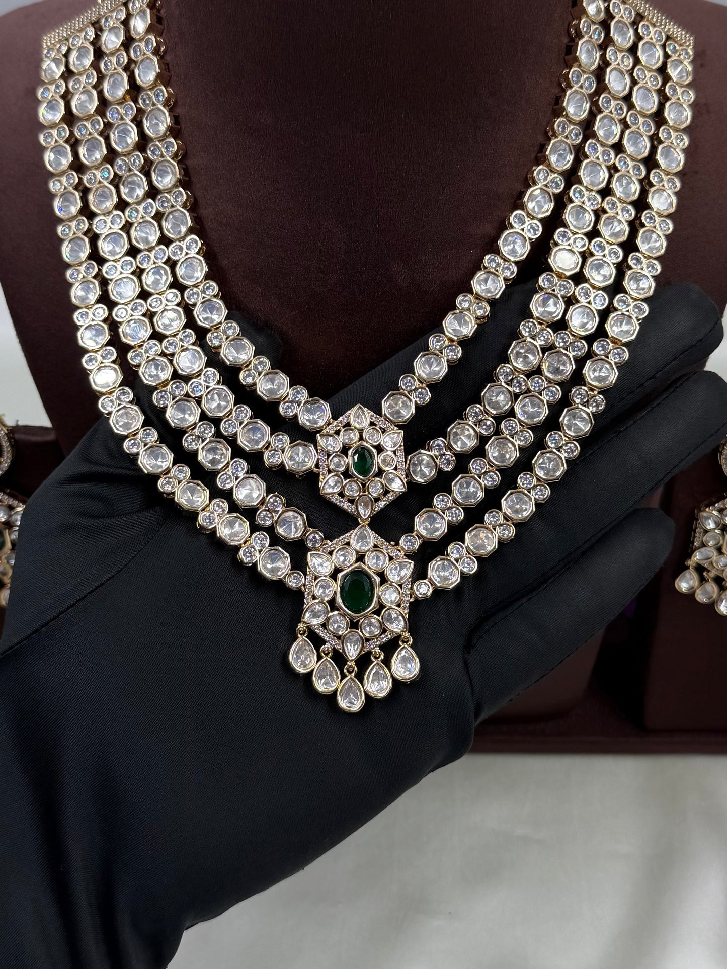 Rita Moissanite Four Layer Necklace