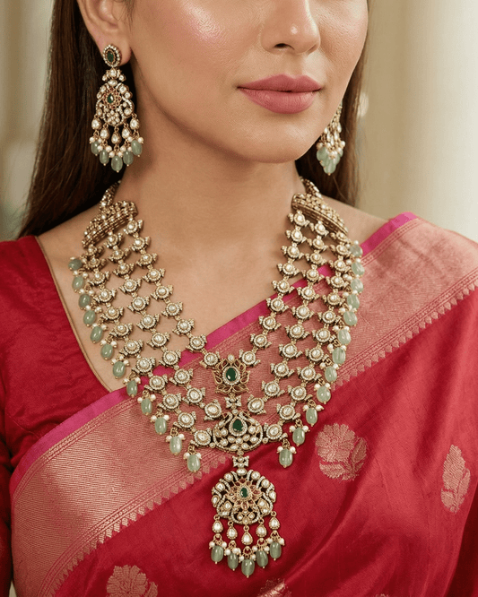 Diya Premium Victorian Long Necklace