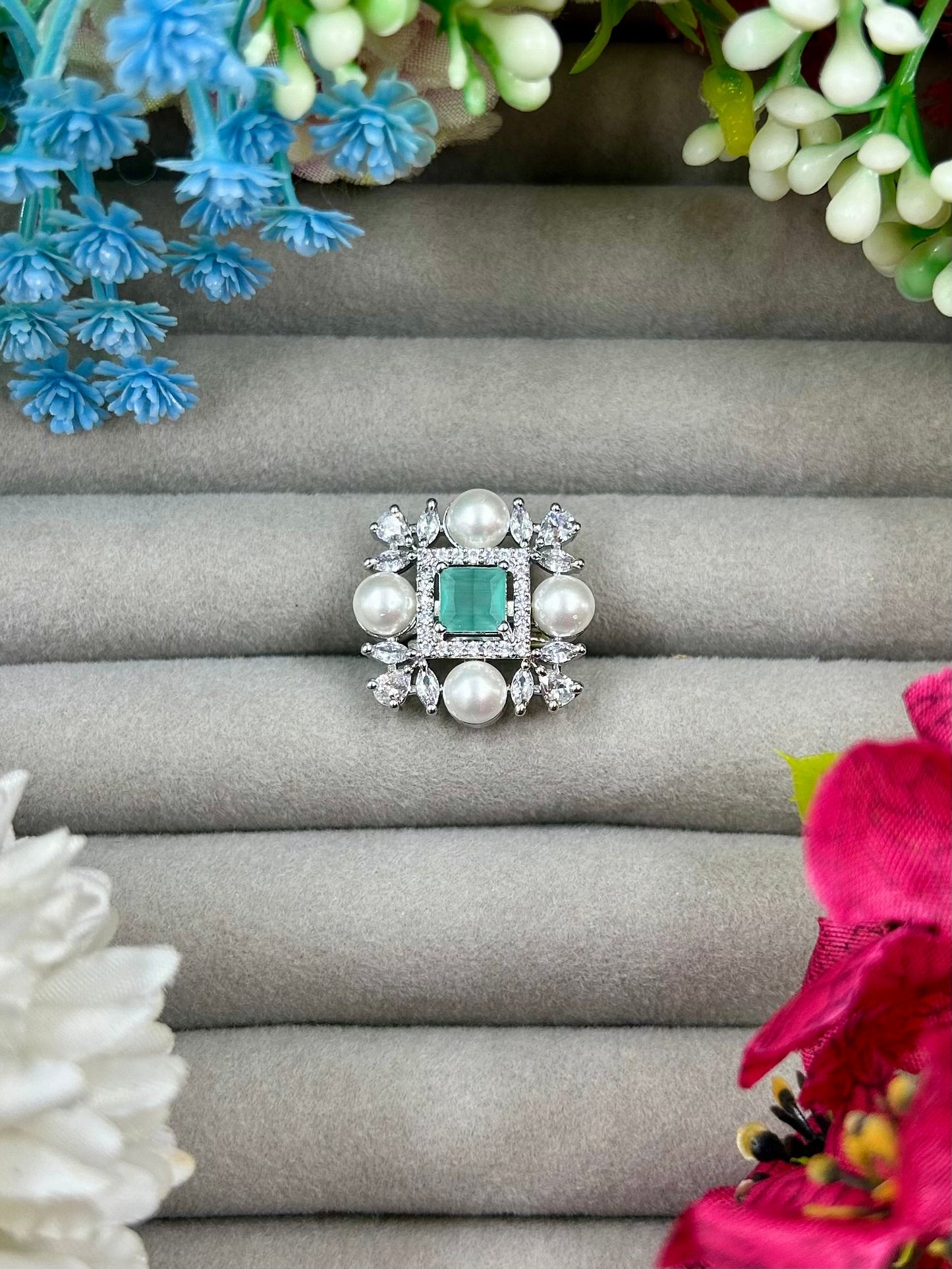 Alisha American Diamond Ring