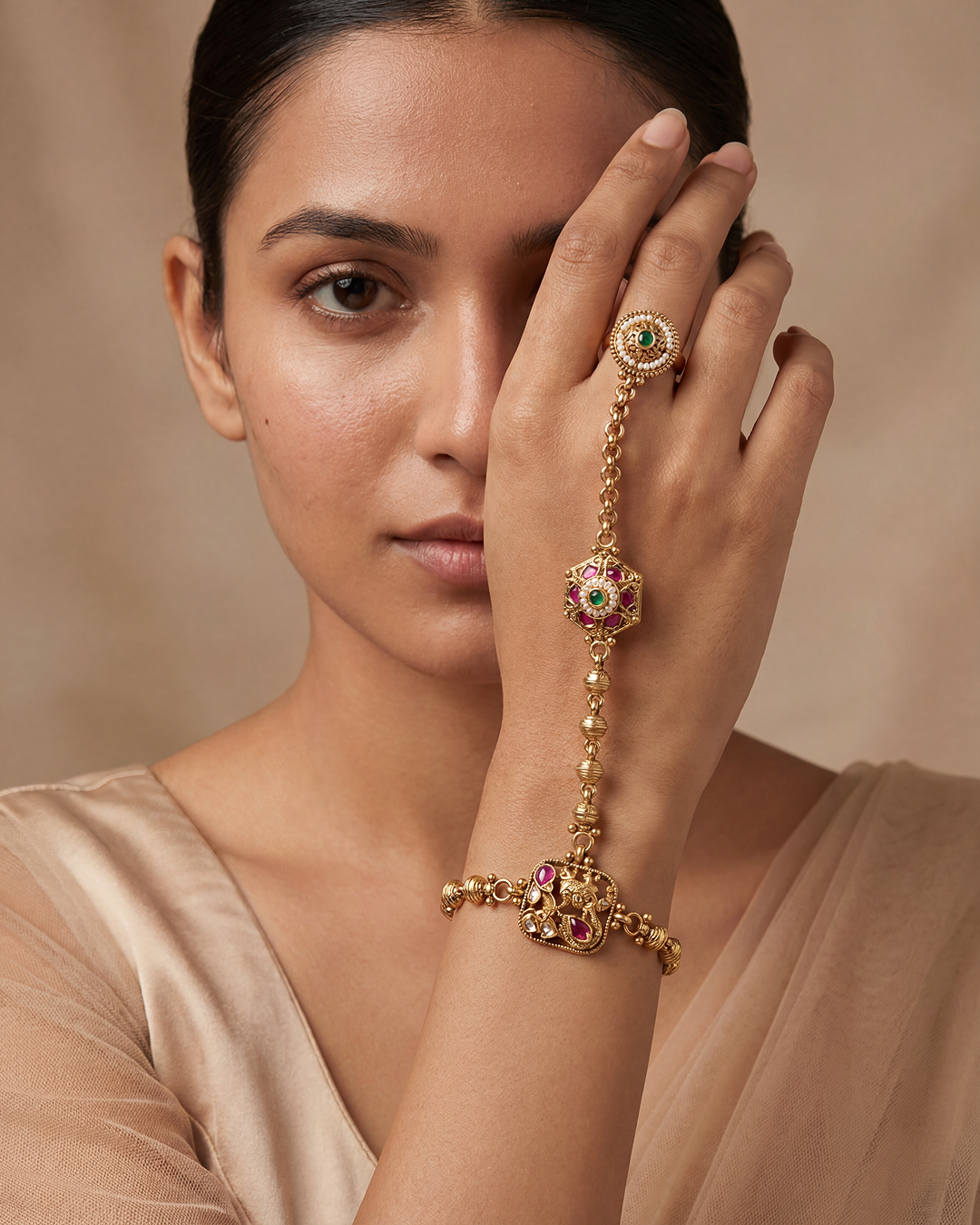 Tanuja Hath Panja close-up view
