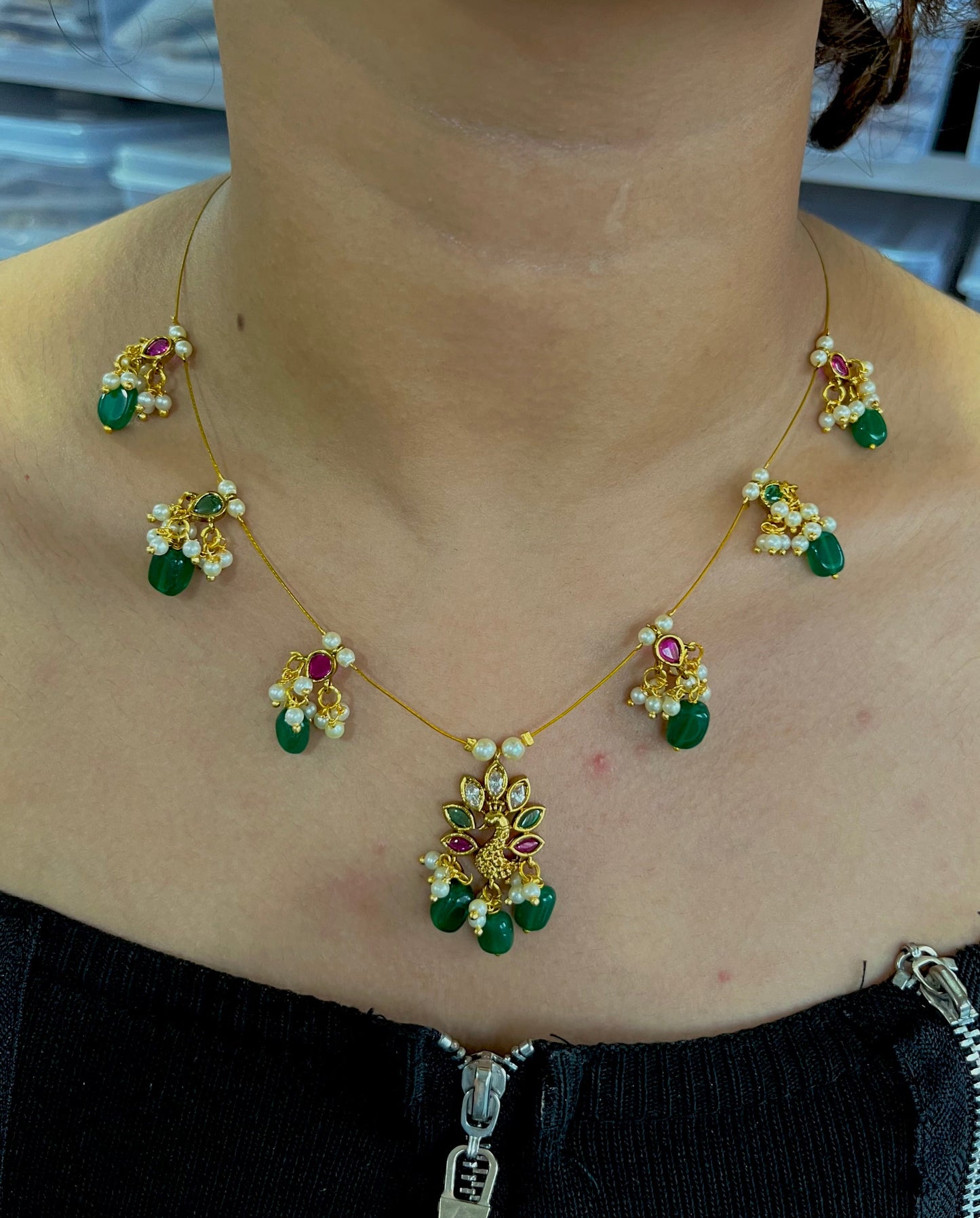Vani Invisible South Indian Necklace