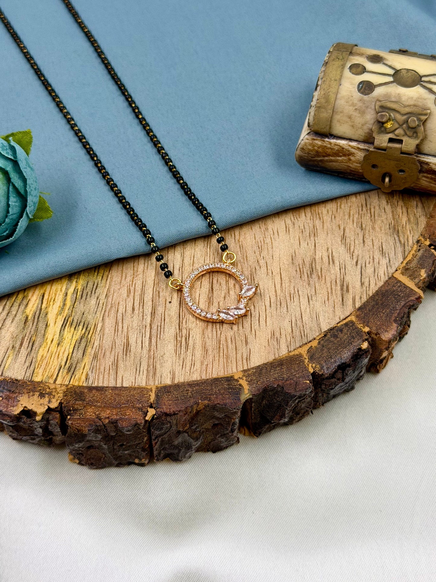 Mira Rose Gold Mangalsutra