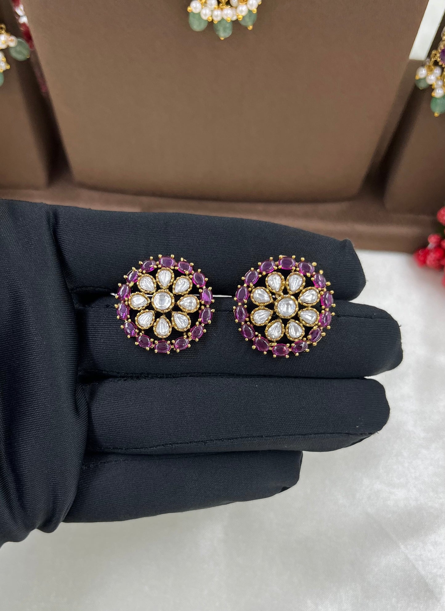 Maharani Royal Combo Moissanite Necklace.