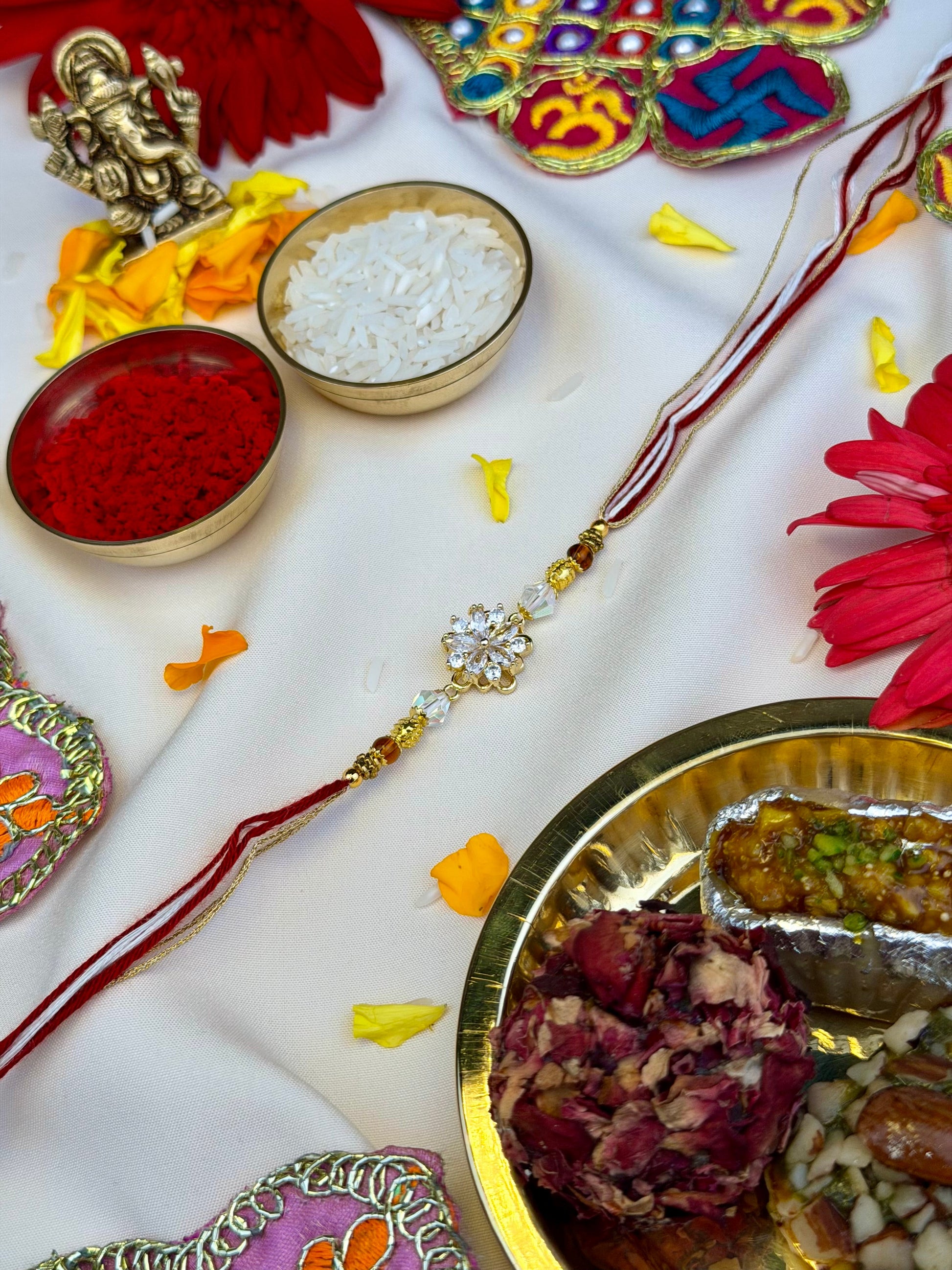 Premium Rakhi close-up view