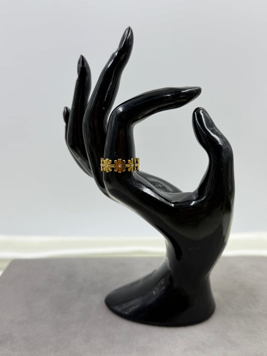 Mary Finger Ring worn styled with traditional outfit
