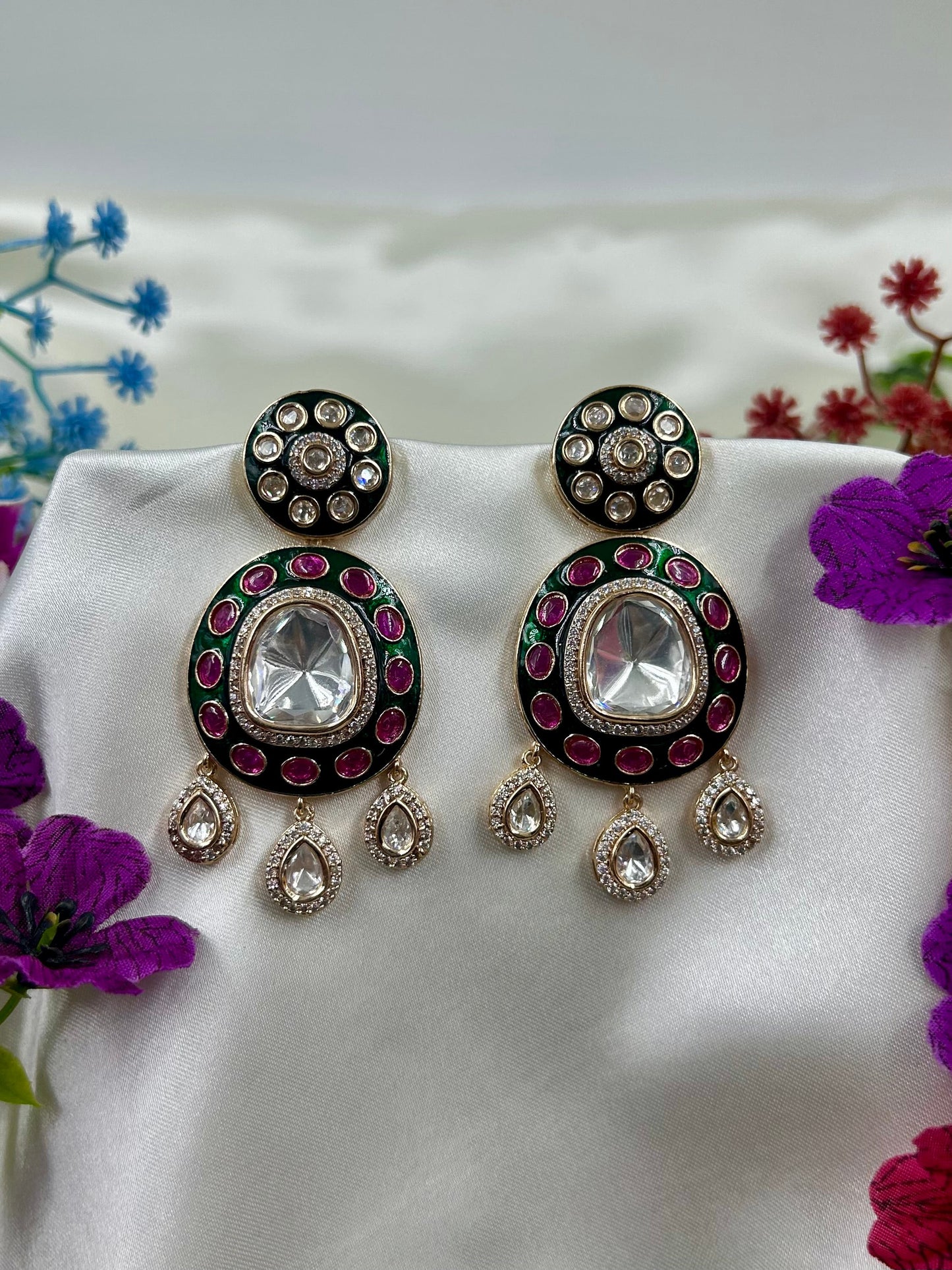 Sarika Moissanite Earring