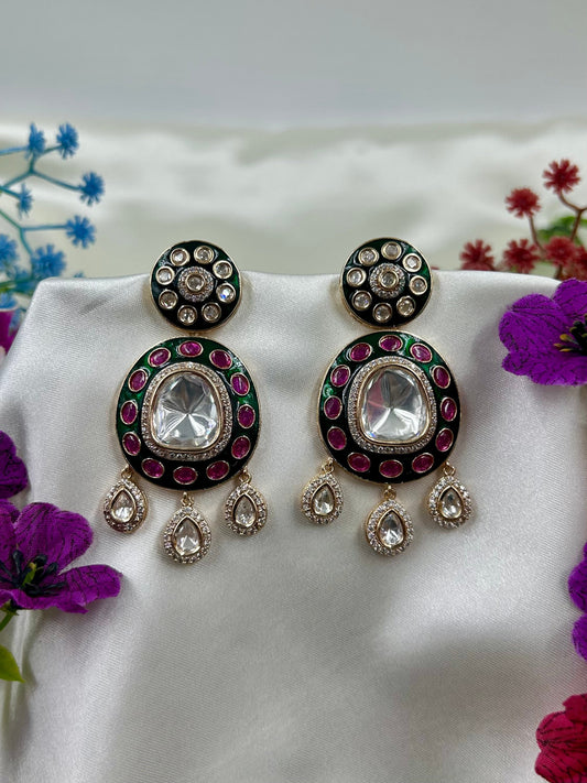 Sarika Moissanite Earring