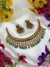 Reva Necklace Set worn styled with traditional outfit