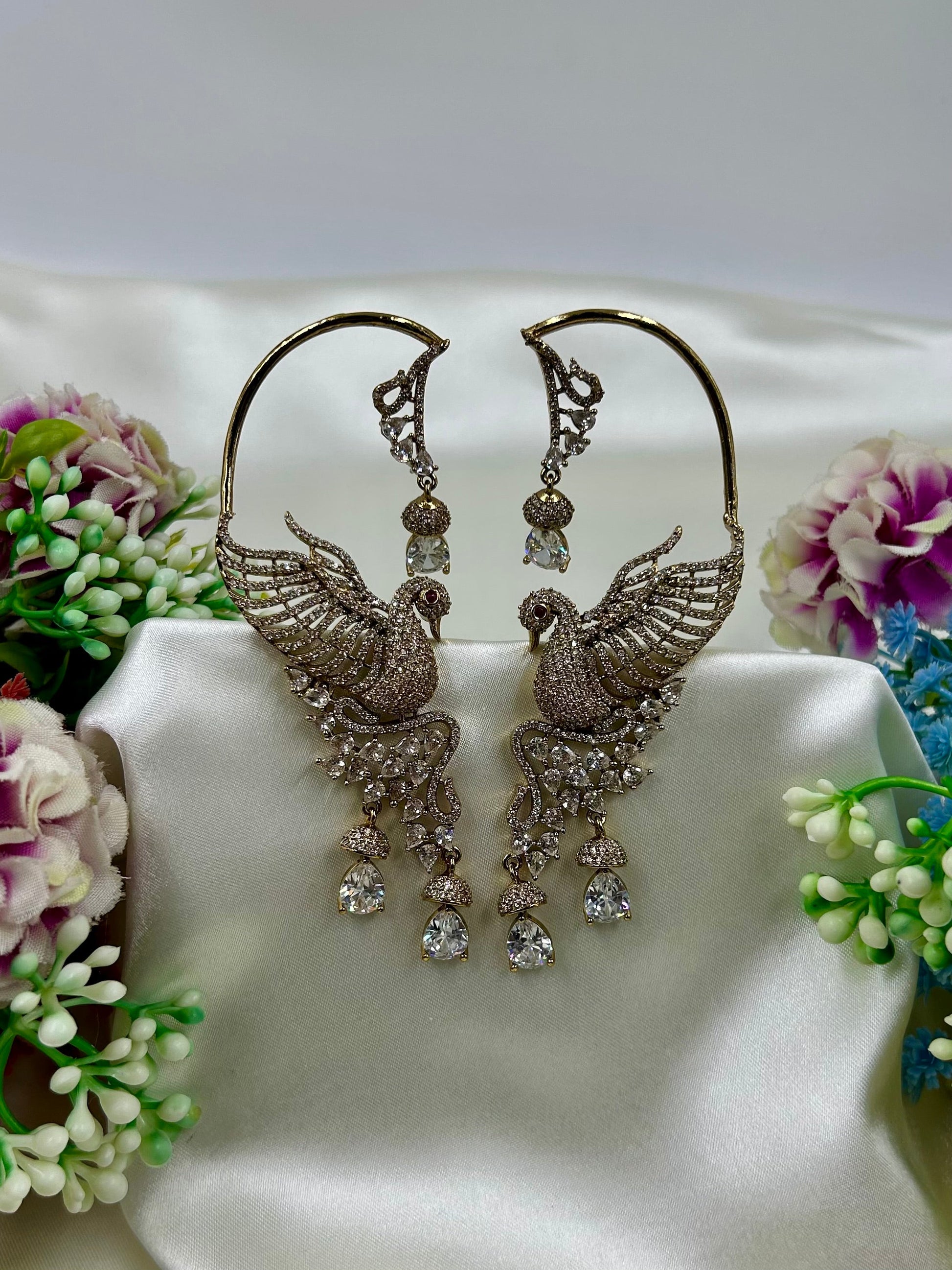 Viba Earrings full product photo on plain background