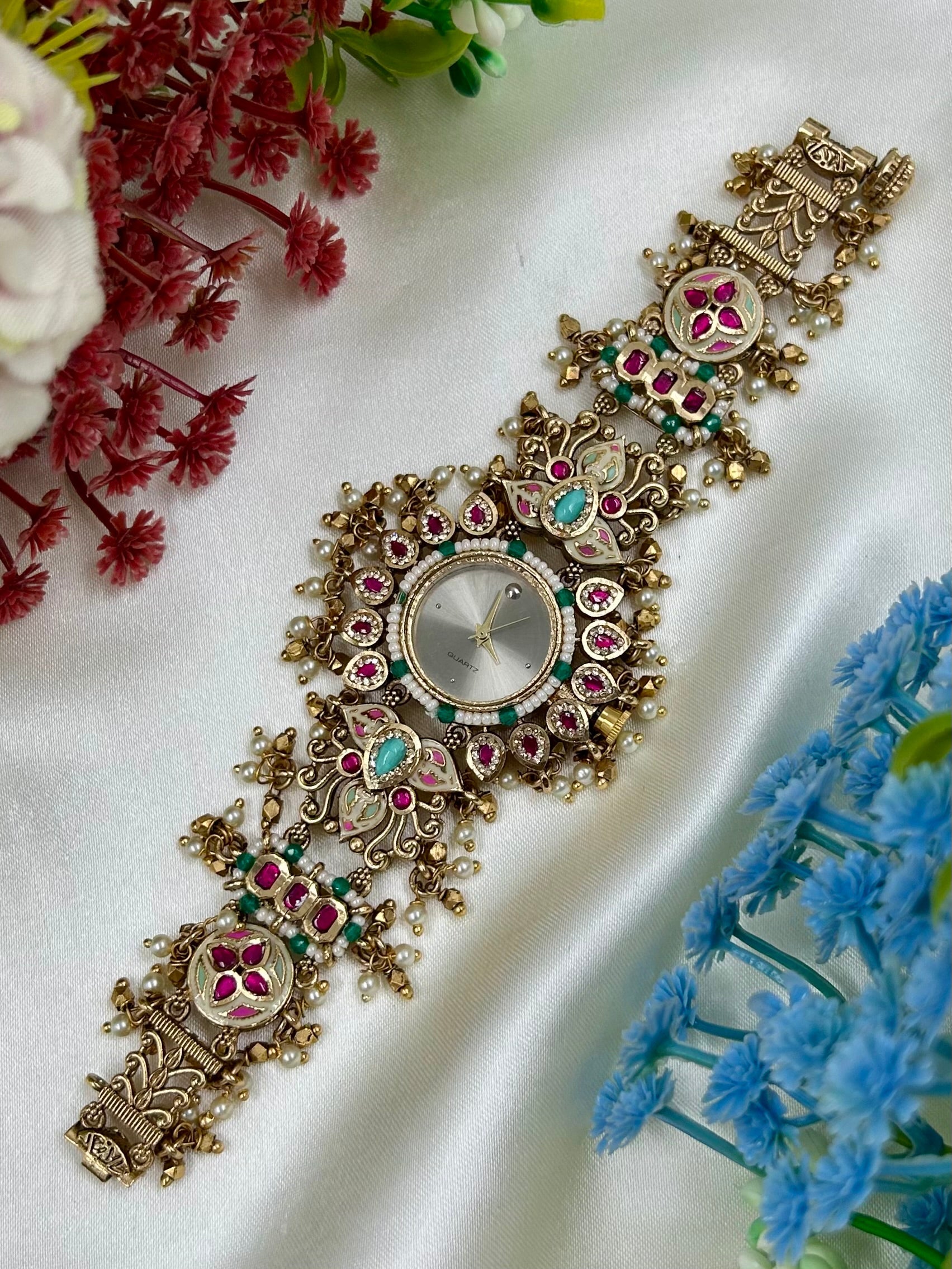 Aarya Watch worn styled with traditional outfit