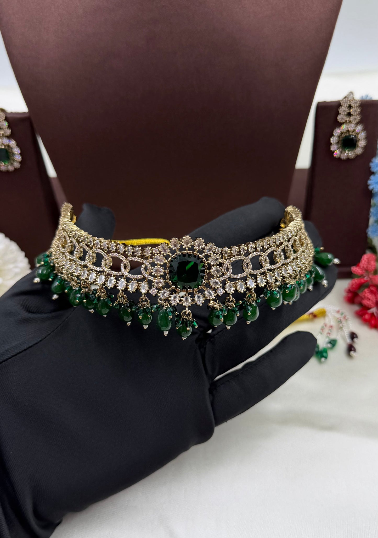 Lata Victorian Choker Necklace