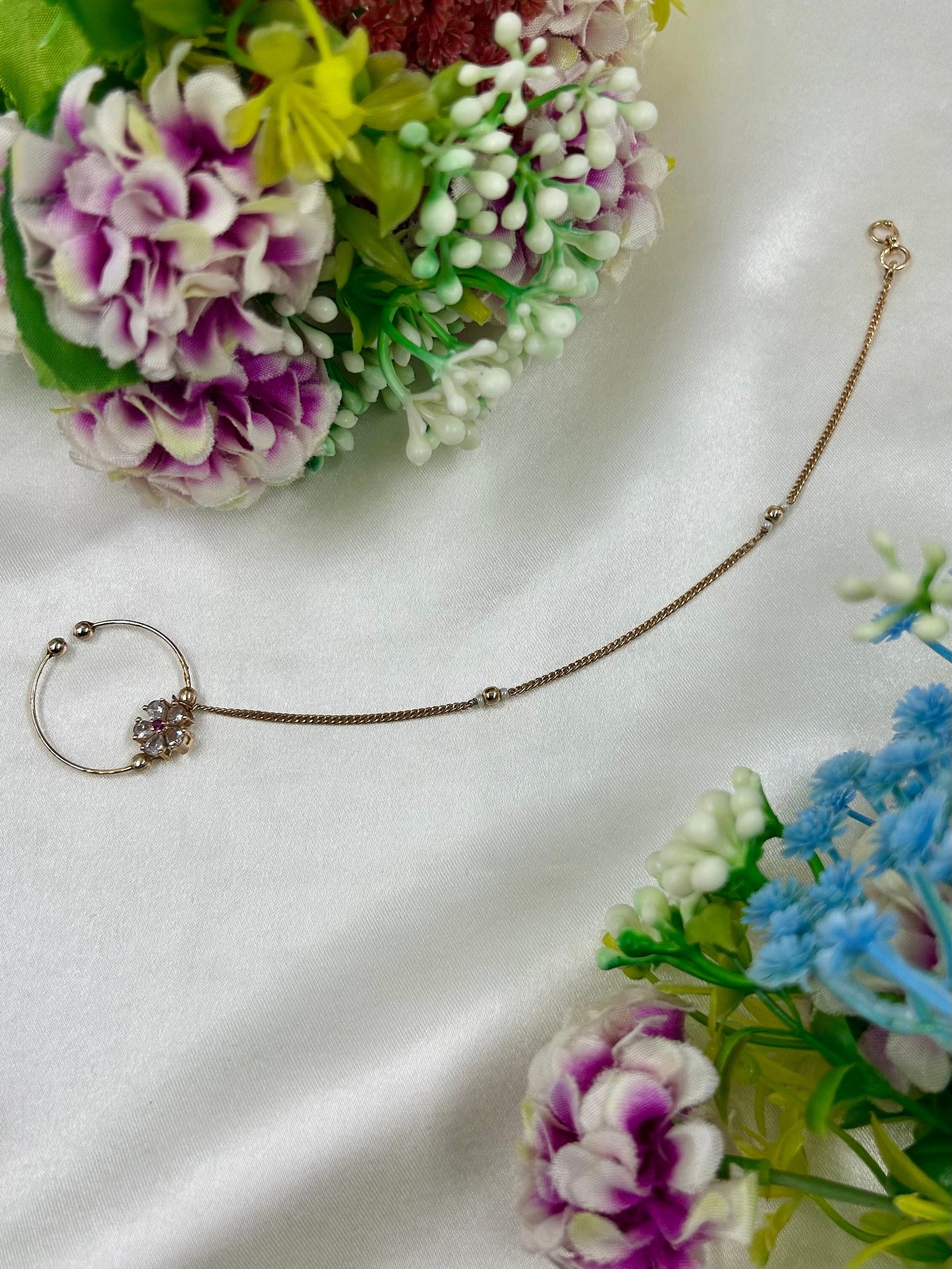 Supriya Nose Ring close-up view