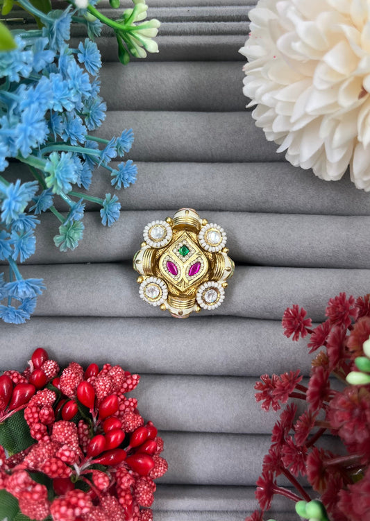 Rajwadi Finger Ring