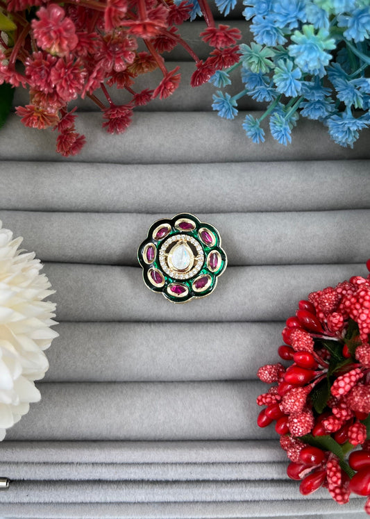 Sururu Moissanite Mina Kari Ring