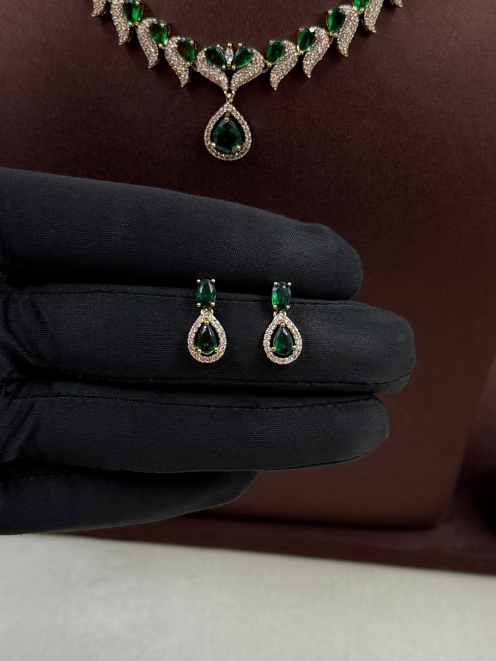 Zoya Necklace Set full product photo on plain background
