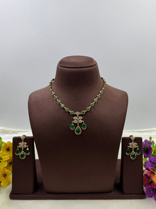 Divya Victorian Delicate Necklace