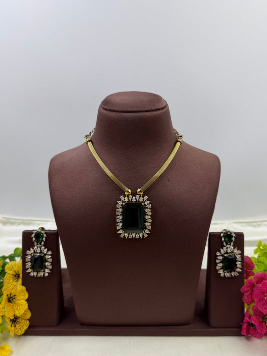 Ankita Necklace Set worn styled with traditional outfit