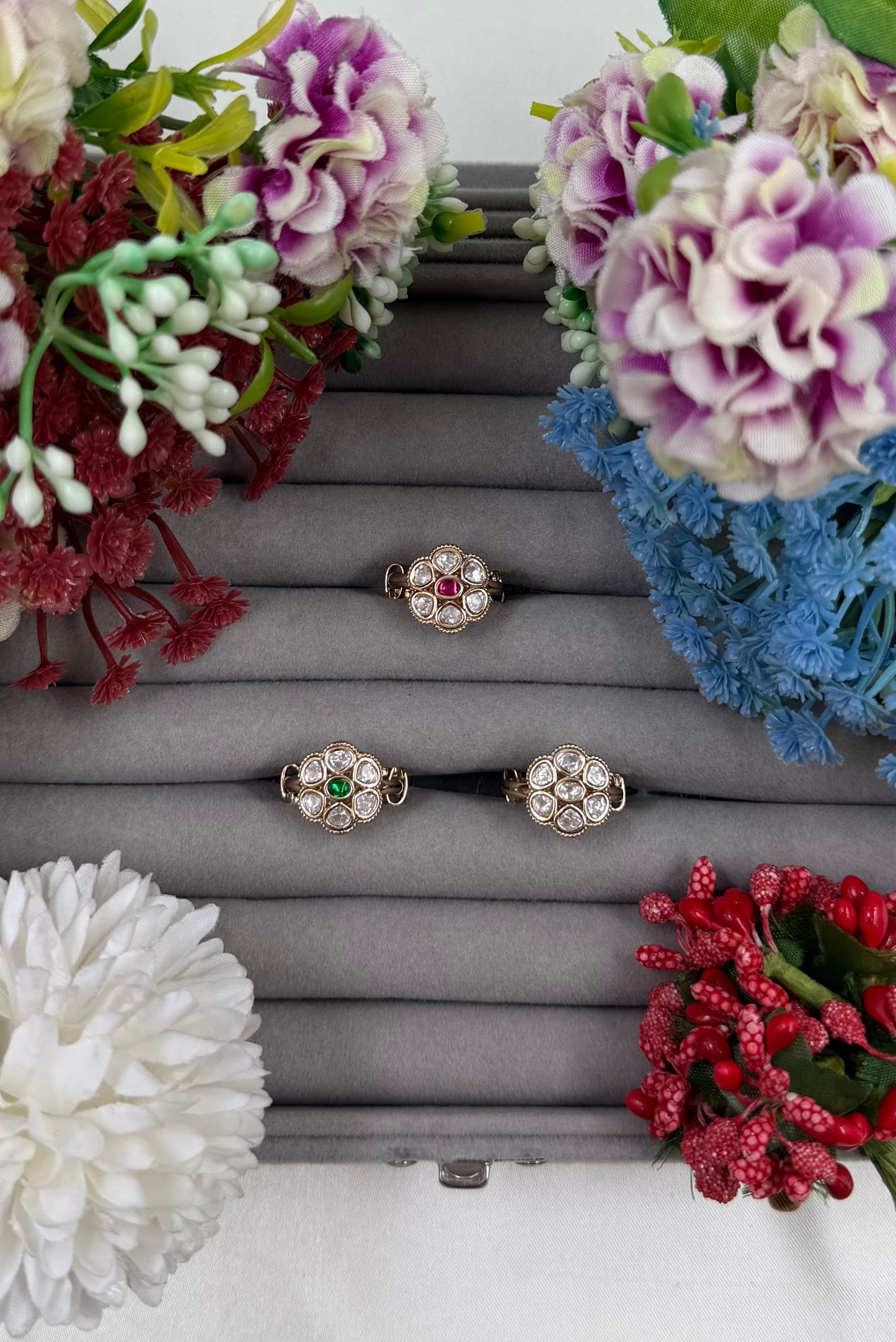 Samrudhi Moissanite Ring (Adjustable)
