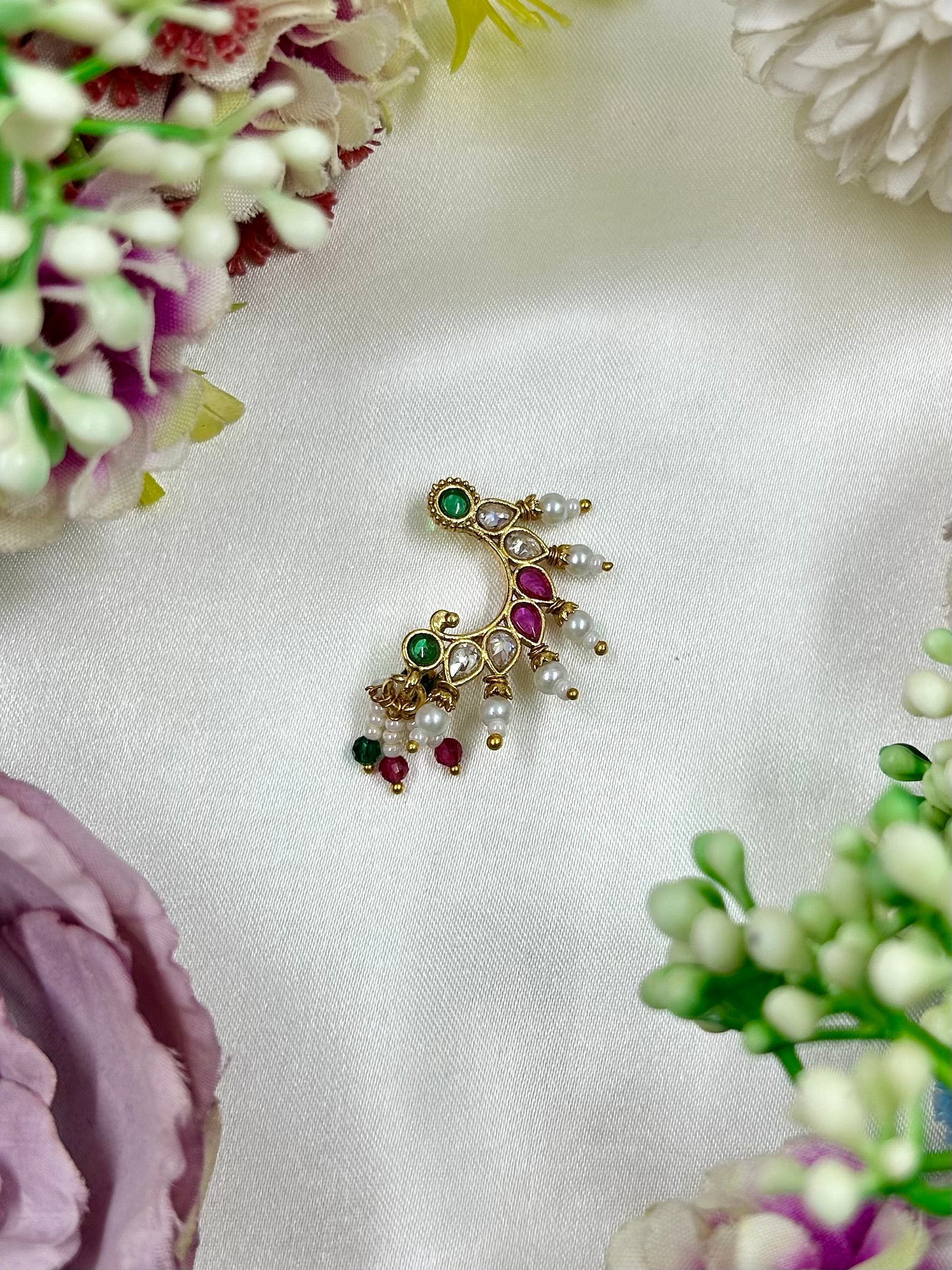 Komal Nose Ring close-up view