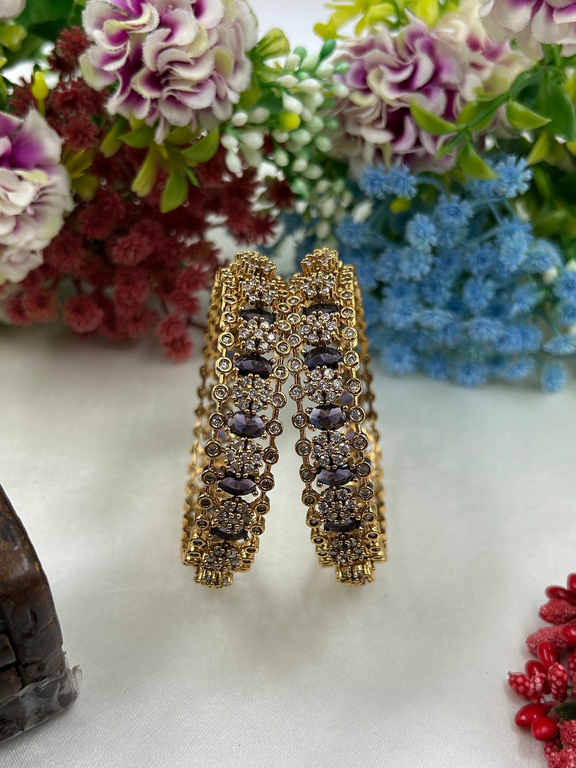 Anushka Bangle Set worn styled with traditional outfit