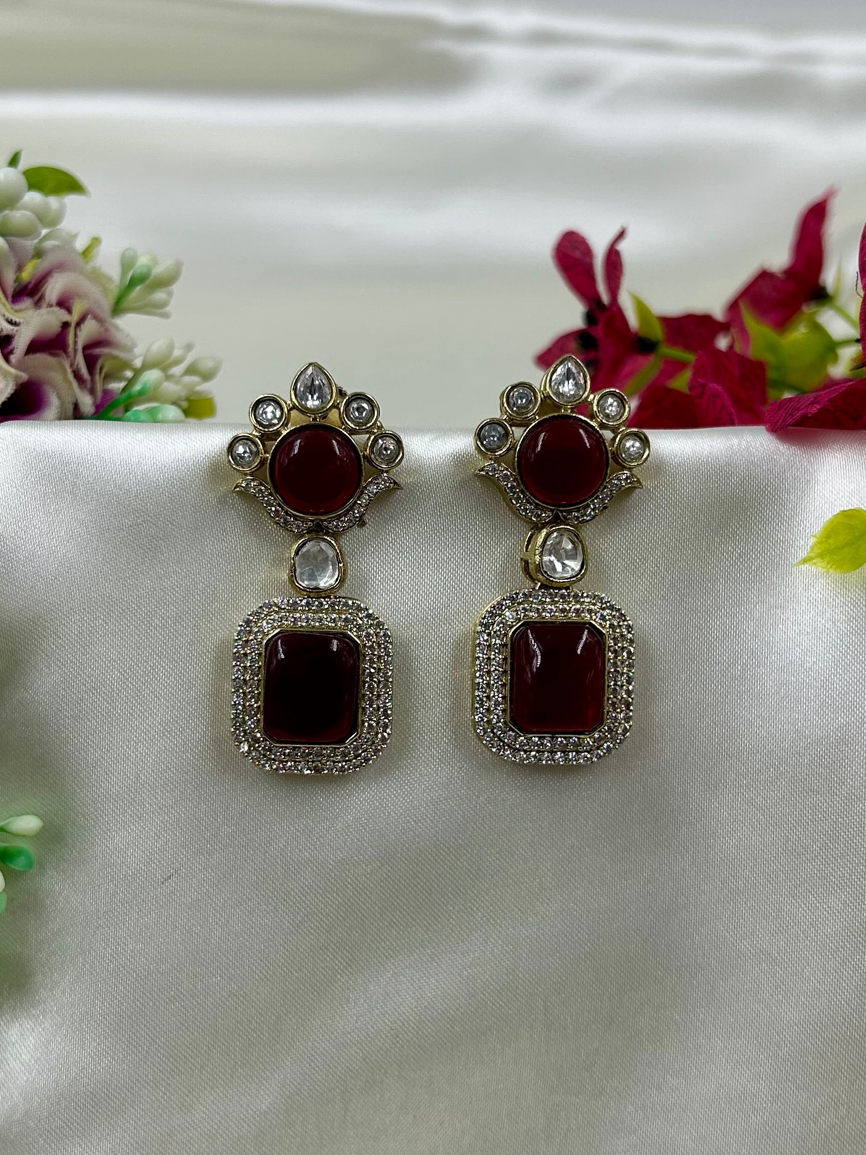Sayli Earrings full product photo on plain background