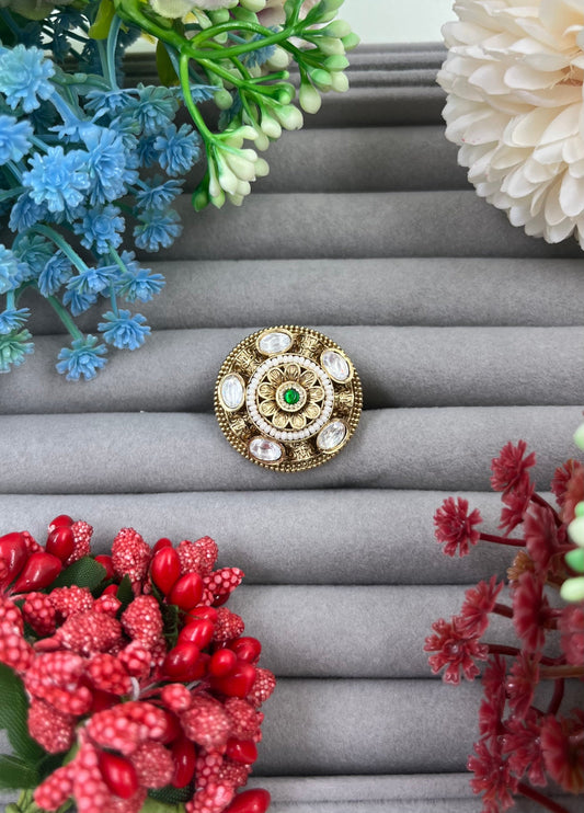 Rajwadi Finger Ring
