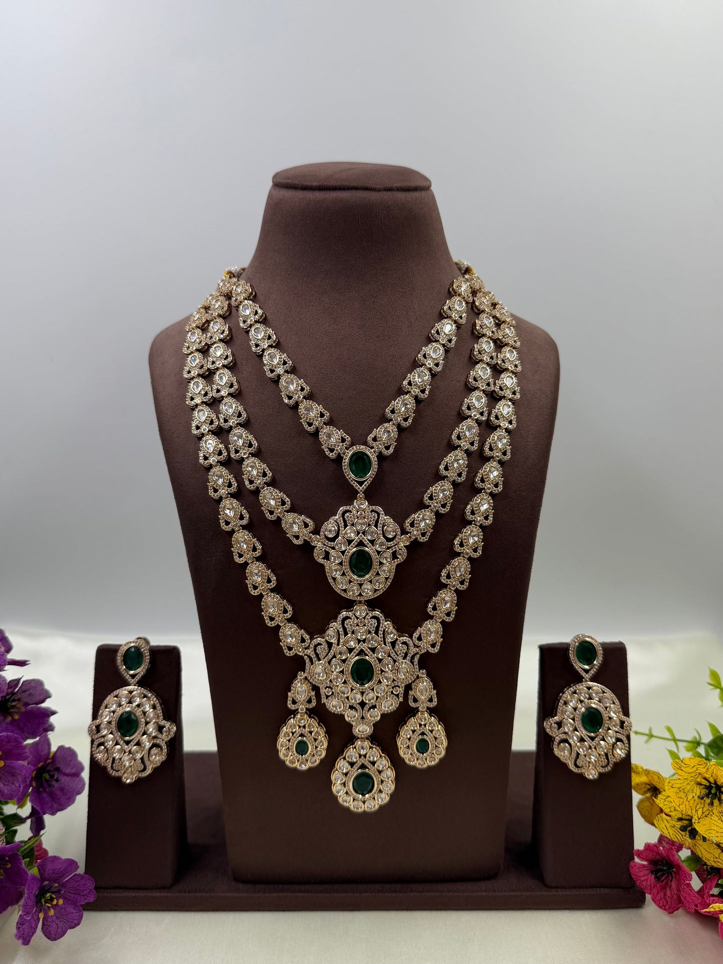 Meenu Moissanite Long Necklace