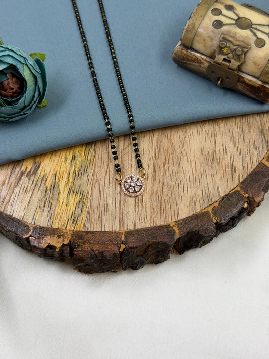 Sunburst Rose Gold Mangalsutra
