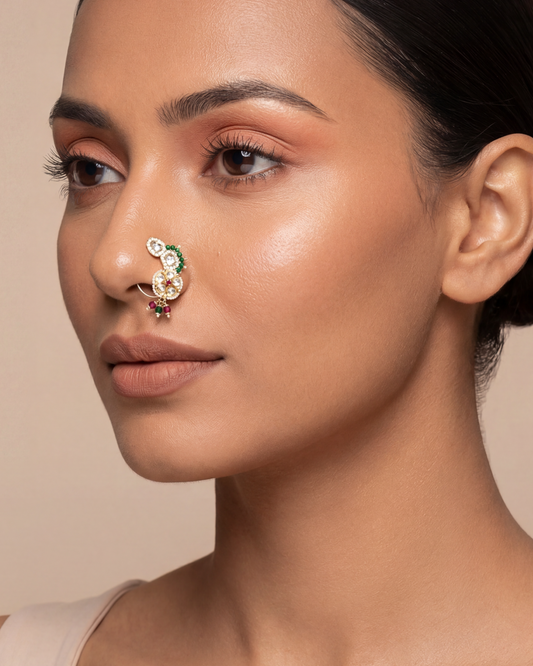 Sravani Moissanite Nose ring